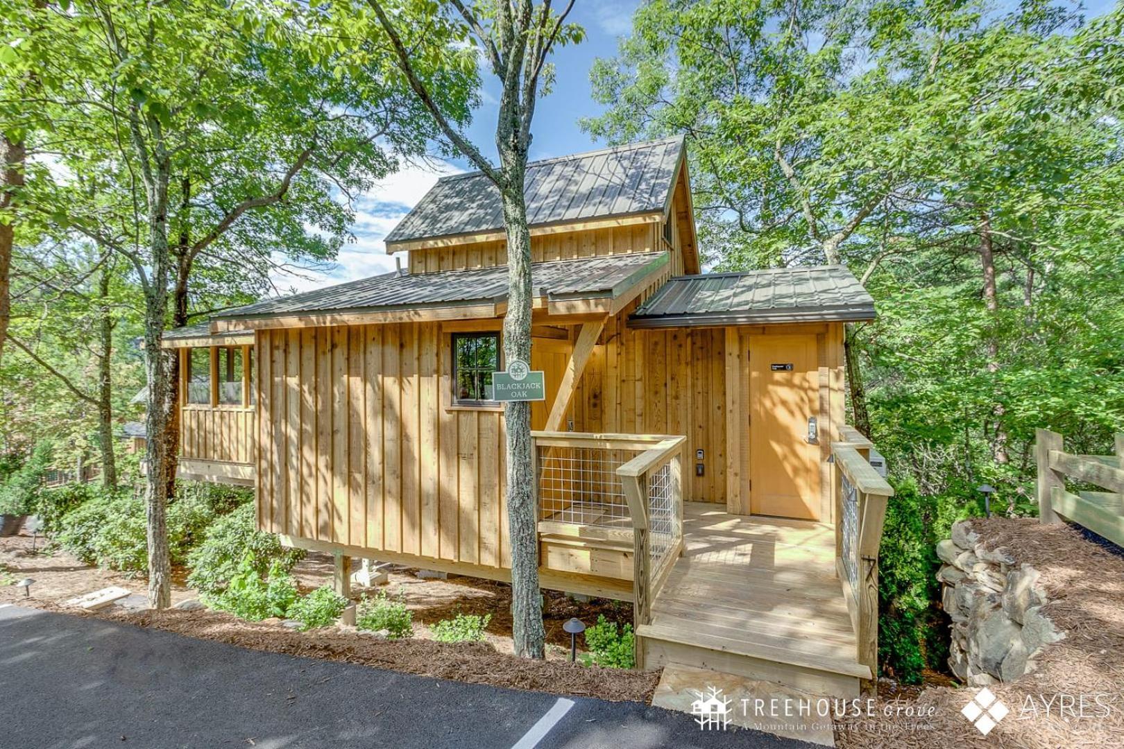 The Blackjack Oak In Treehouse Grove At Norton Creek Gatlinburg Buitenkant foto