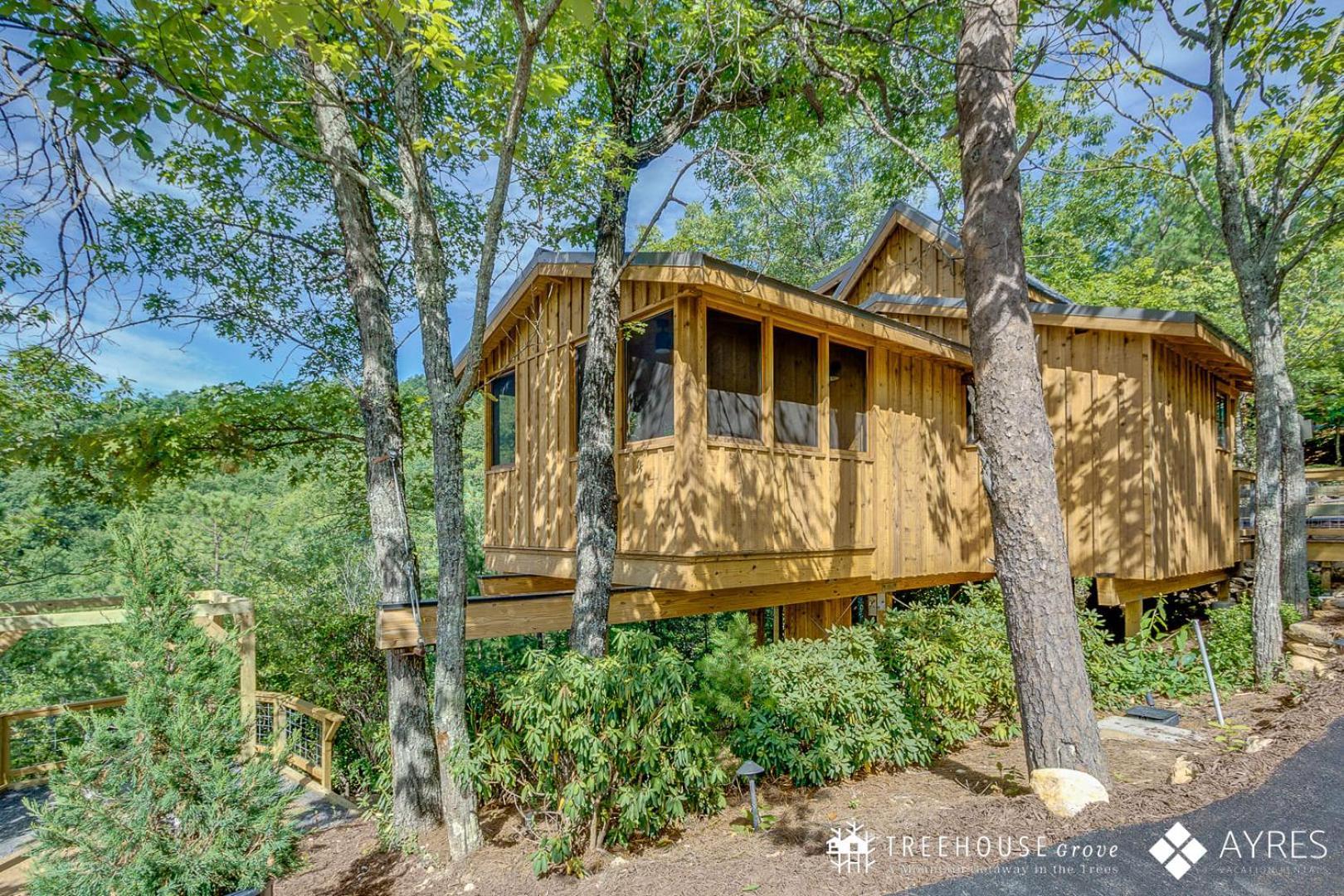 The Blackjack Oak In Treehouse Grove At Norton Creek Gatlinburg Buitenkant foto