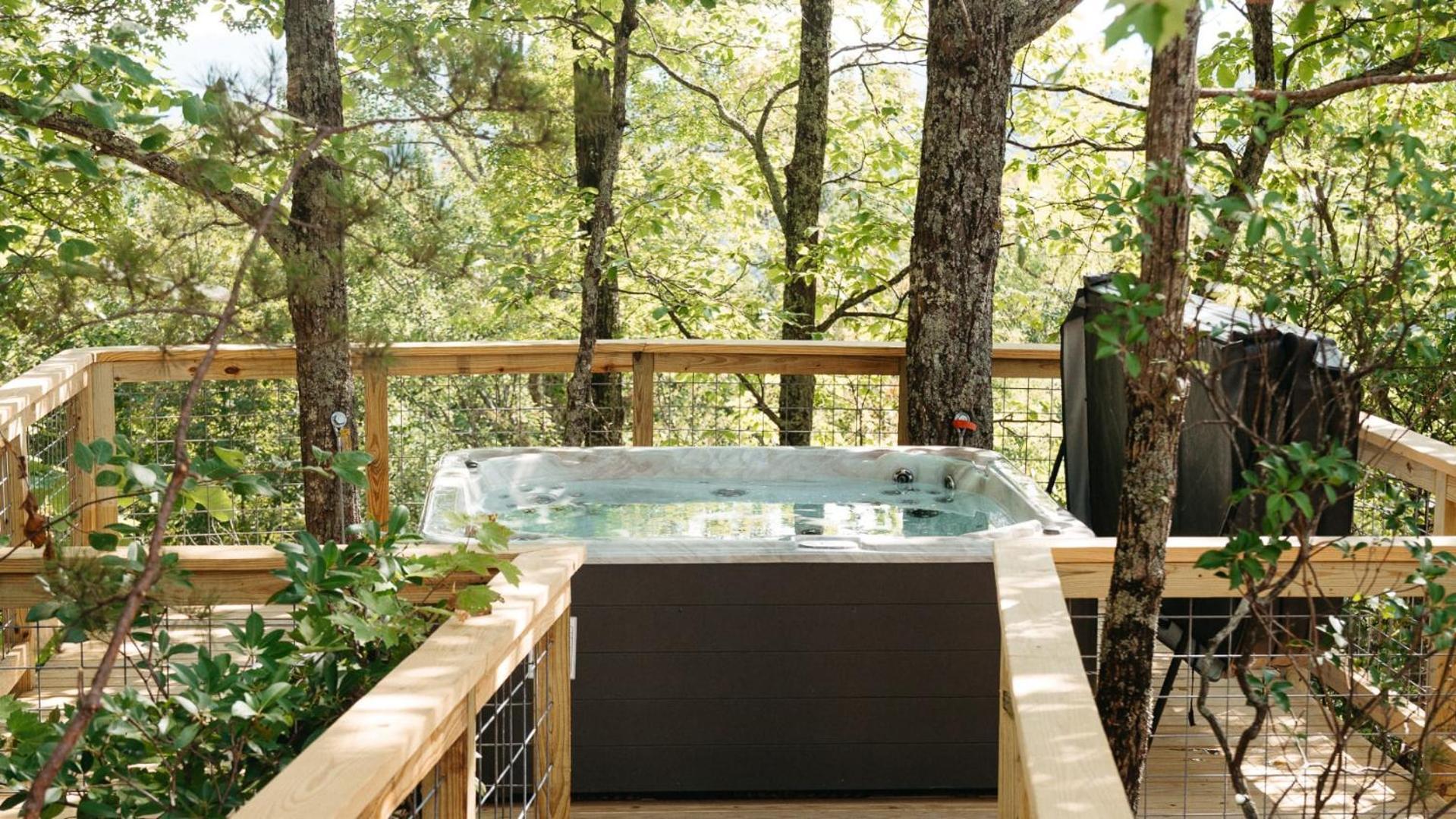 The Blackjack Oak In Treehouse Grove At Norton Creek Gatlinburg Buitenkant foto