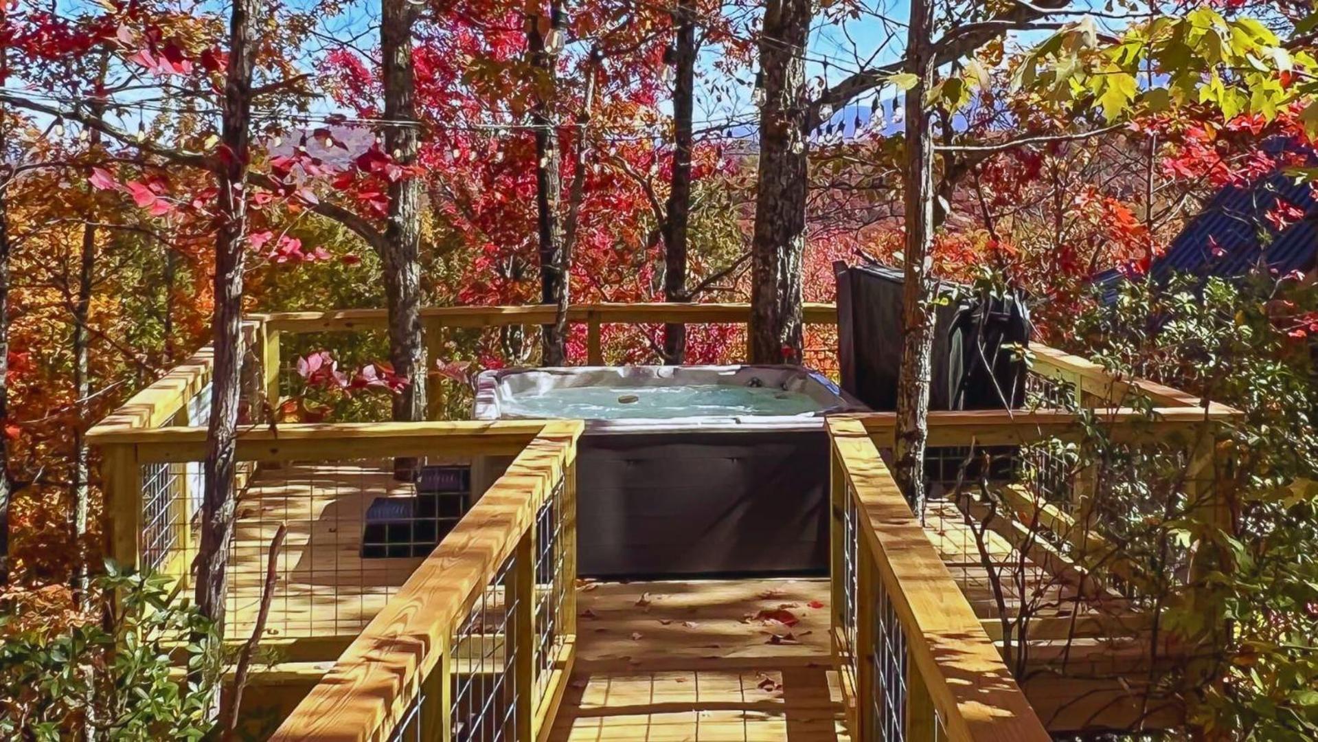 The Blackjack Oak In Treehouse Grove At Norton Creek Gatlinburg Buitenkant foto