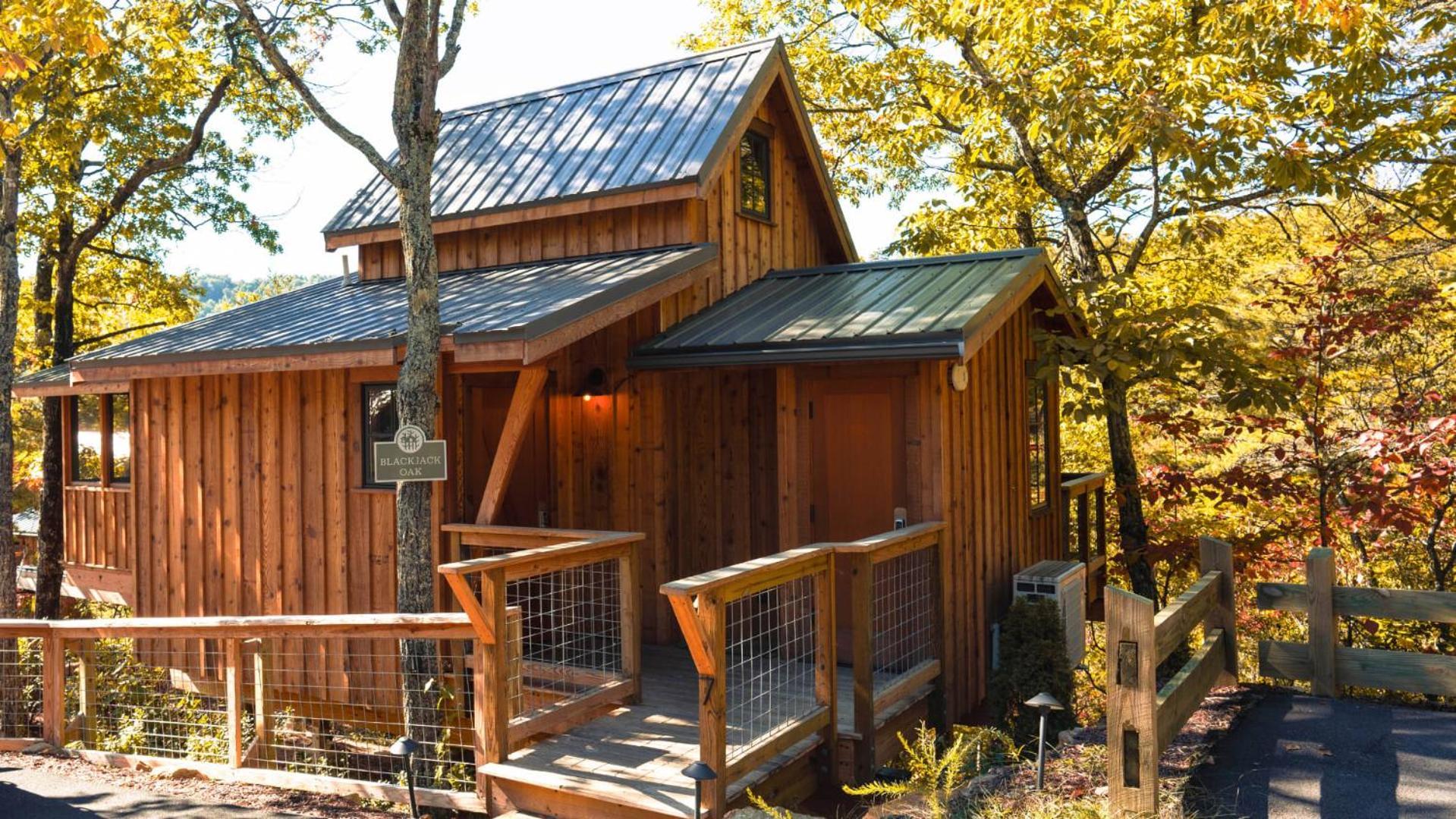 The Blackjack Oak In Treehouse Grove At Norton Creek Gatlinburg Buitenkant foto