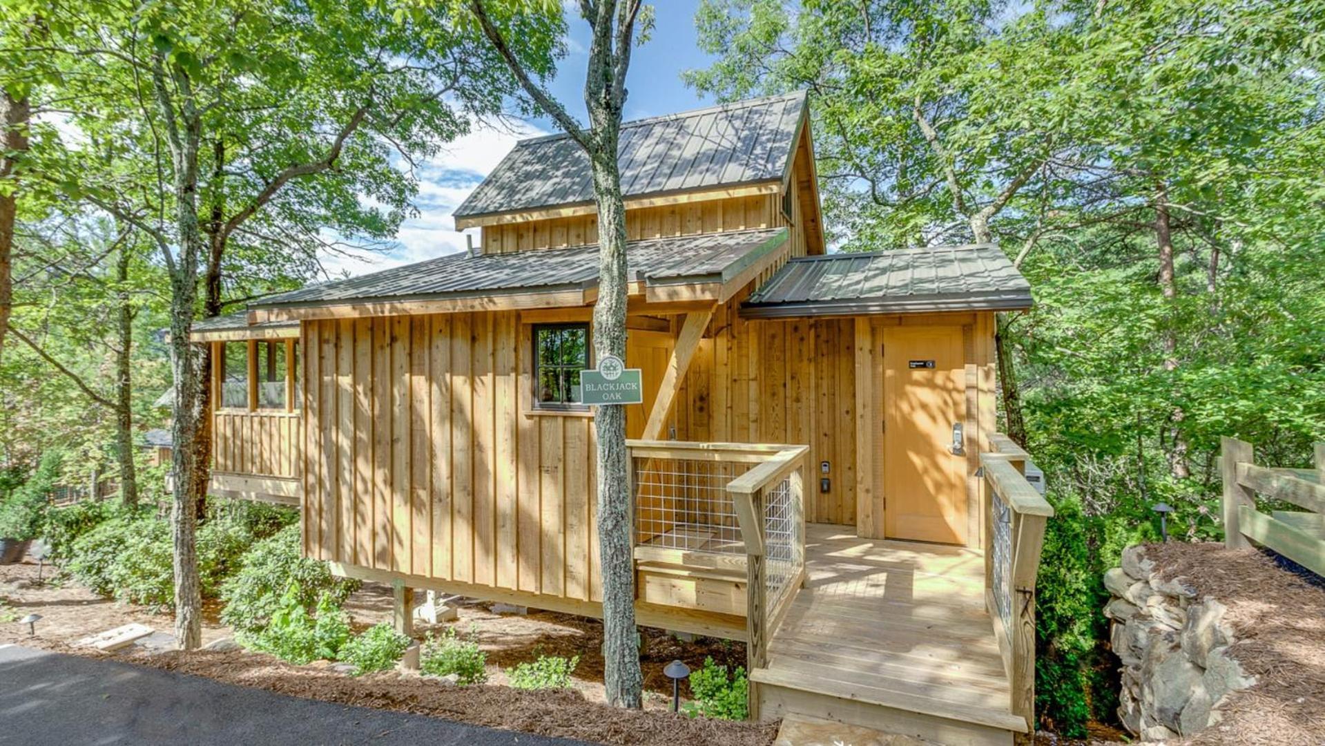 The Blackjack Oak In Treehouse Grove At Norton Creek Gatlinburg Buitenkant foto
